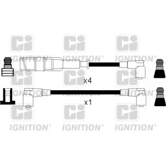 Kit de câbles d'allumage QUINTON HAZELL XC463