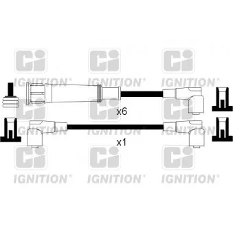 Kit de câbles d'allumage QUINTON HAZELL XC467