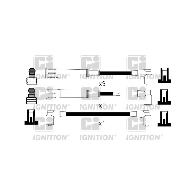 Kit de câbles d'allumage QUINTON HAZELL XC468