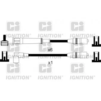 Kit de câbles d'allumage QUINTON HAZELL XC469