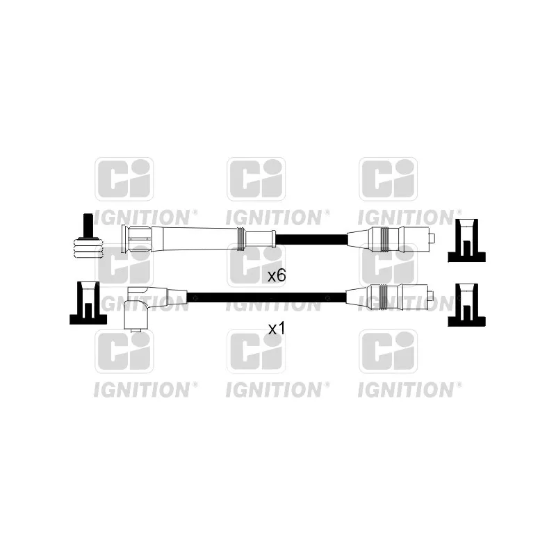 Kit de câbles d'allumage QUINTON HAZELL XC496