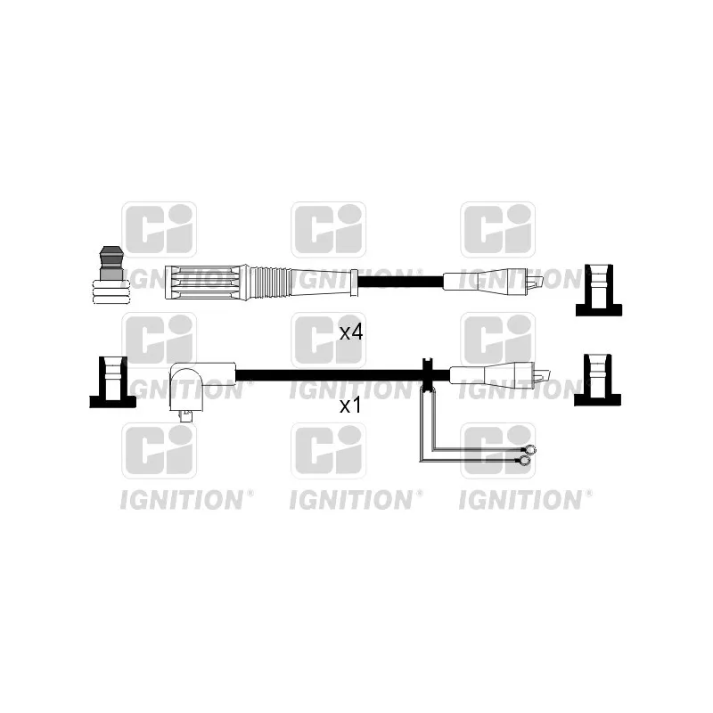 Kit de câbles d'allumage QUINTON HAZELL XC543