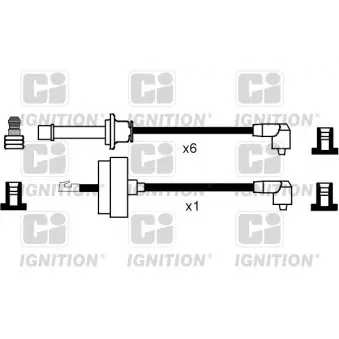 Kit de câbles d'allumage QUINTON HAZELL XC550