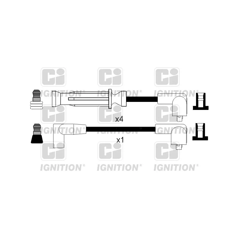 Kit de câbles d'allumage QUINTON HAZELL XC616