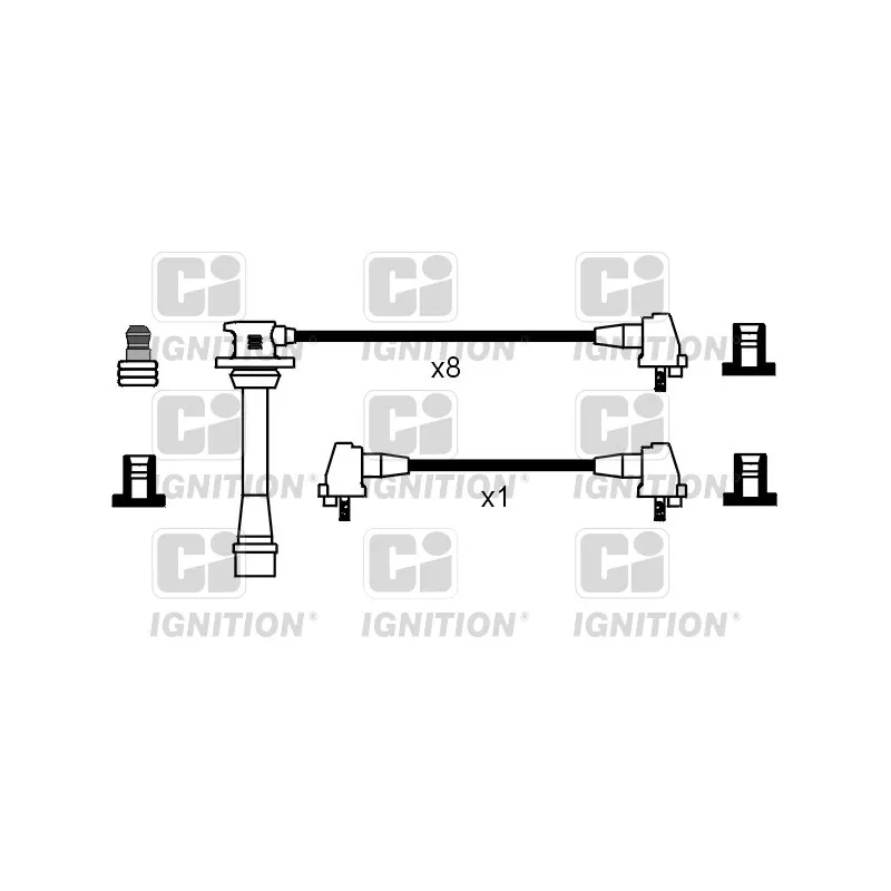 Kit de câbles d'allumage QUINTON HAZELL XC630