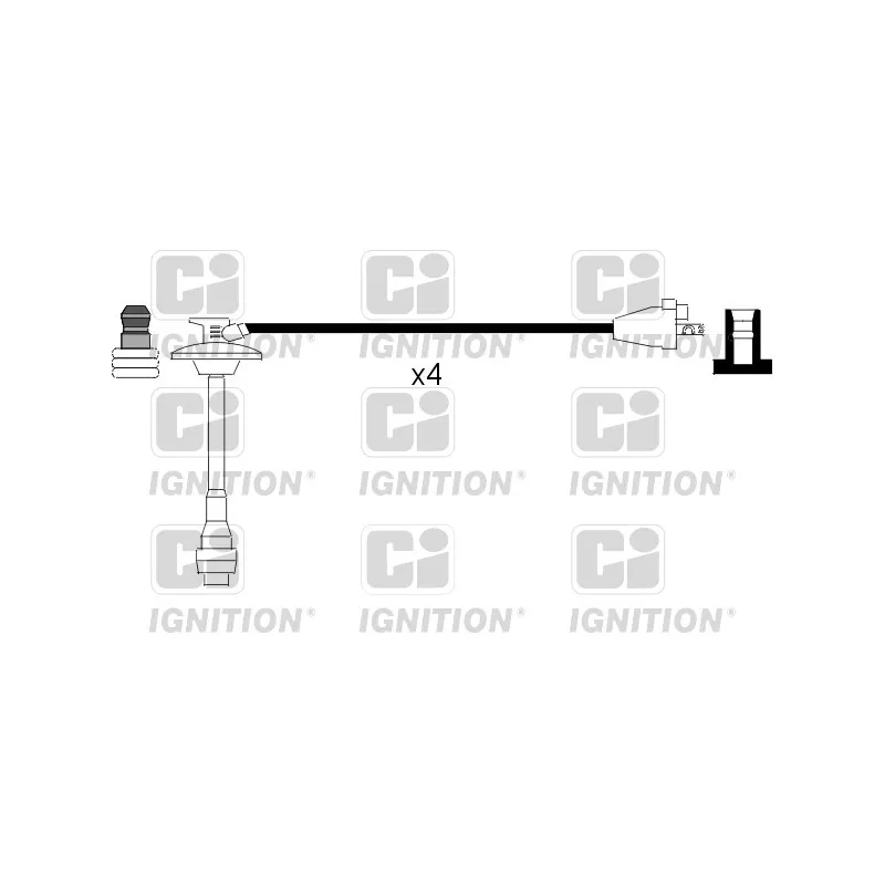 Kit de câbles d'allumage QUINTON HAZELL XC634