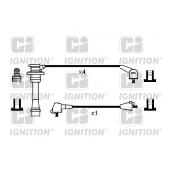 Kit de câbles d'allumage QUINTON HAZELL XC640