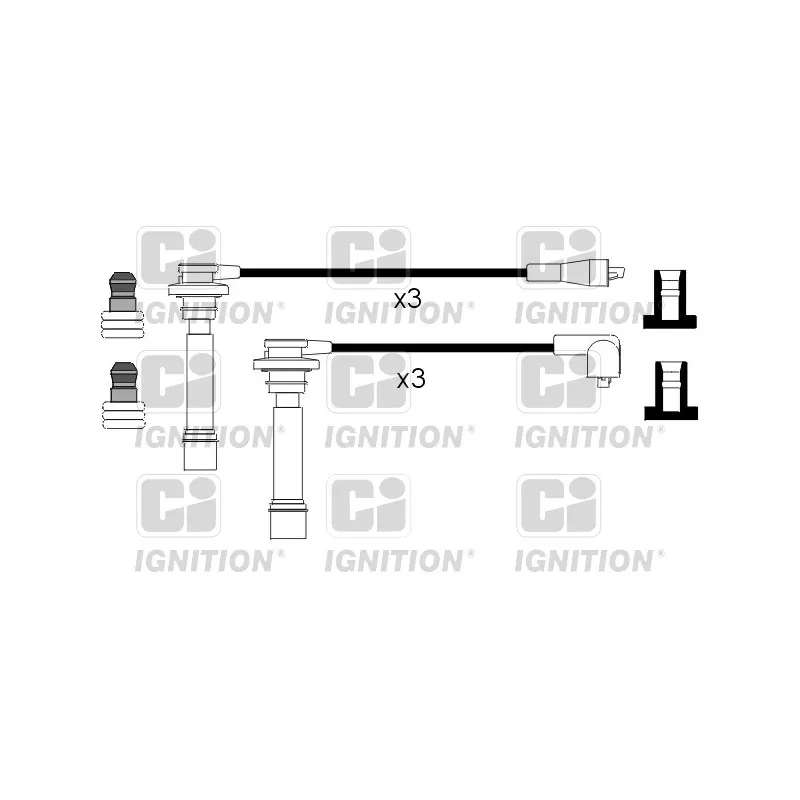 Kit de câbles d'allumage QUINTON HAZELL XC682