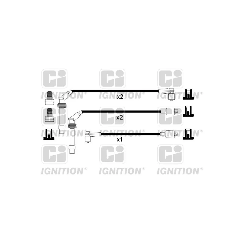 Kit de câbles d'allumage QUINTON HAZELL XC716