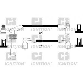 Kit de câbles d'allumage QUINTON HAZELL XC761