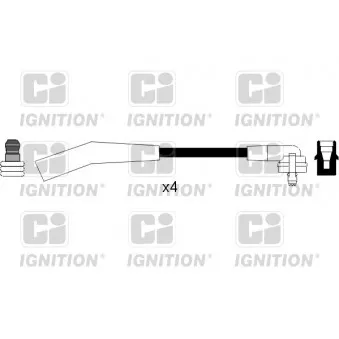 Kit de câbles d'allumage QUINTON HAZELL XC769