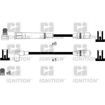 Kit de câbles d'allumage QUINTON HAZELL XC776