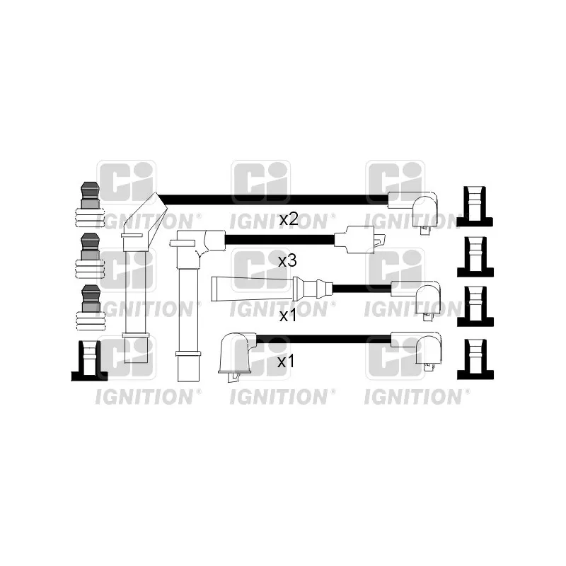 Kit de câbles d'allumage QUINTON HAZELL XC809