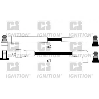 Kit de câbles d'allumage QUINTON HAZELL XC817