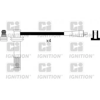 Kit de câbles d'allumage QUINTON HAZELL XC822