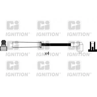 Kit de câbles d'allumage QUINTON HAZELL XC824