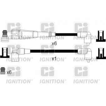 Kit de câbles d'allumage QUINTON HAZELL XC832
