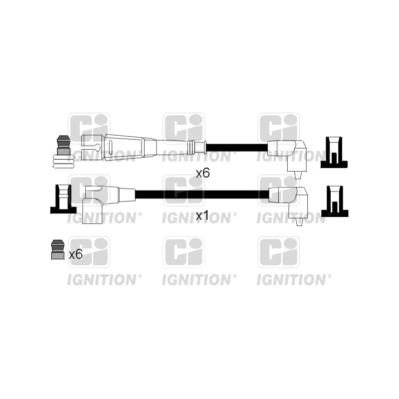Kit de câbles d'allumage QUINTON HAZELL XC832