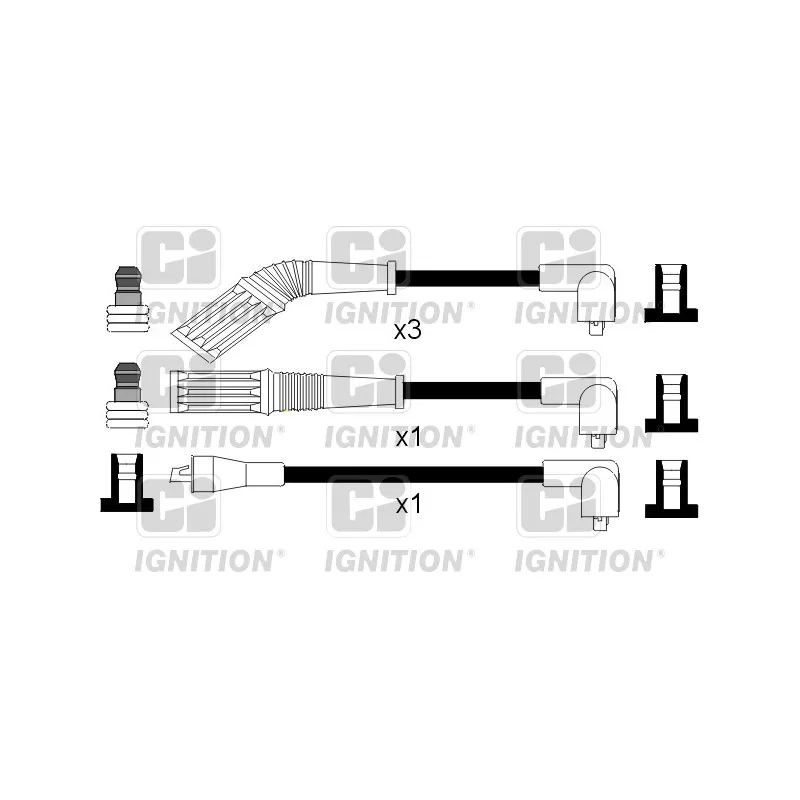 Kit de câbles d'allumage QUINTON HAZELL XC842