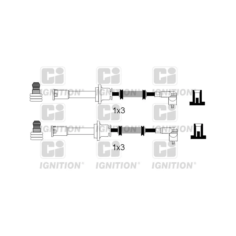 Kit de câbles d'allumage QUINTON HAZELL XC848