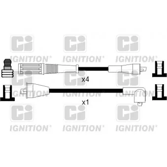 Kit de câbles d'allumage QUINTON HAZELL XC852