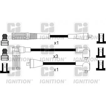 Kit de câbles d'allumage QUINTON HAZELL XC853