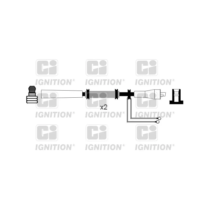 Kit de câbles d'allumage QUINTON HAZELL XC854