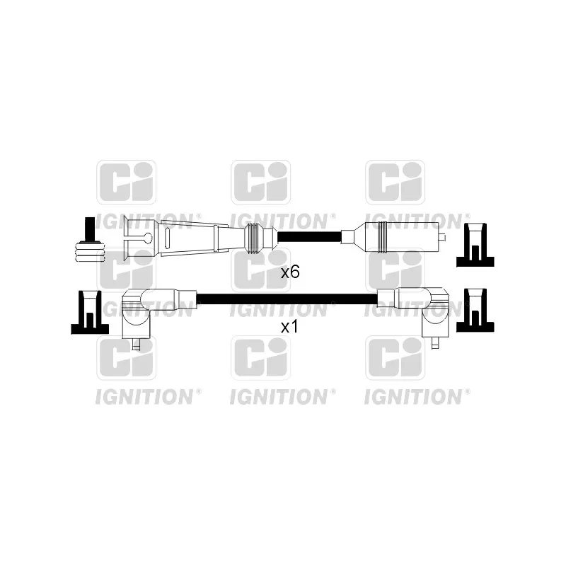 Kit de câbles d'allumage QUINTON HAZELL XC856