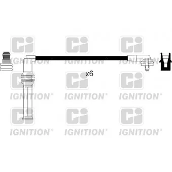 Kit de câbles d'allumage QUINTON HAZELL XC857