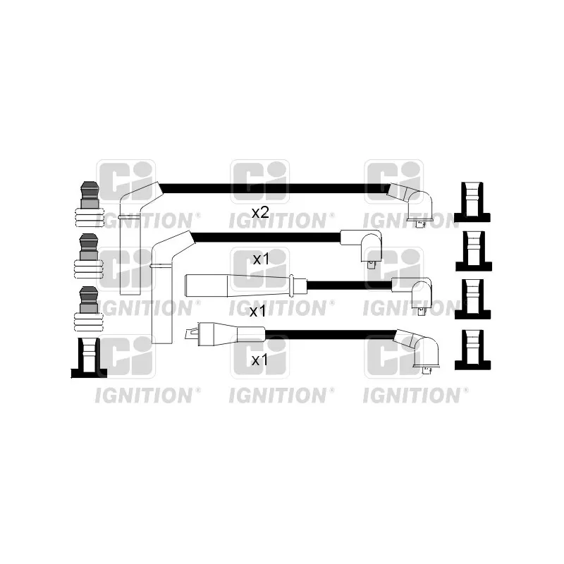 Kit de câbles d'allumage QUINTON HAZELL XC862