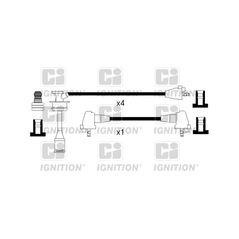 Kit de câbles d'allumage QUINTON HAZELL XC864