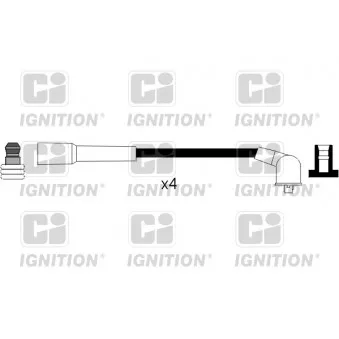 Kit de câbles d'allumage QUINTON HAZELL XC876