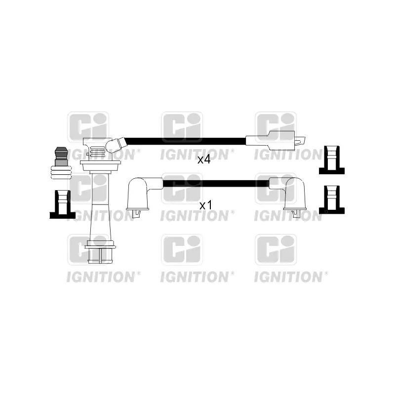 Kit de câbles d'allumage QUINTON HAZELL XC877