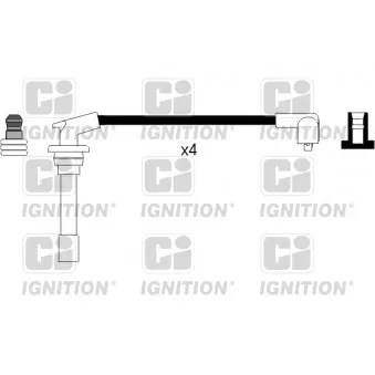 Kit de câbles d'allumage QUINTON HAZELL XC879