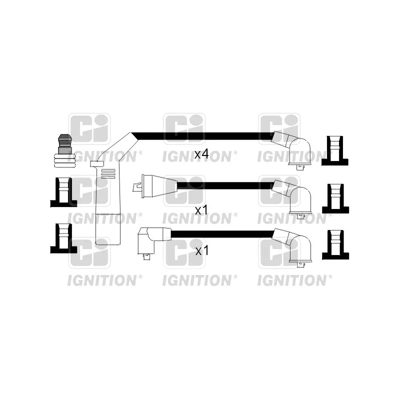 Kit de câbles d'allumage QUINTON HAZELL XC884
