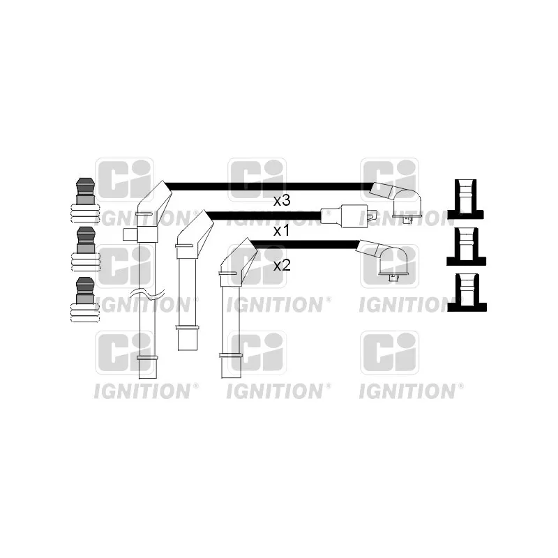Kit de câbles d'allumage QUINTON HAZELL XC898