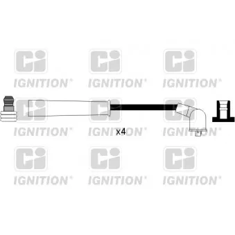 Kit de câbles d'allumage QUINTON HAZELL XC919