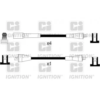 Kit de câbles d'allumage QUINTON HAZELL XC931