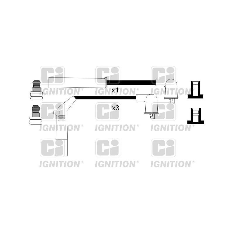 Kit de câbles d'allumage QUINTON HAZELL XC957