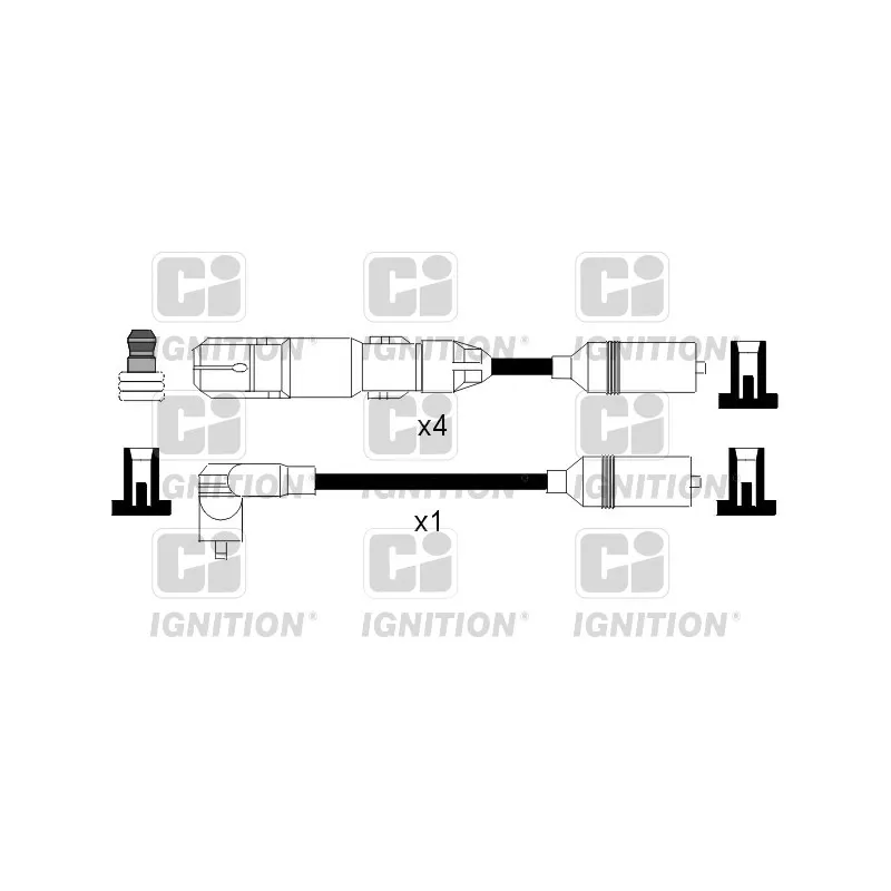 Kit de câbles d'allumage QUINTON HAZELL XC958