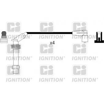 Kit de câbles d'allumage QUINTON HAZELL XC975