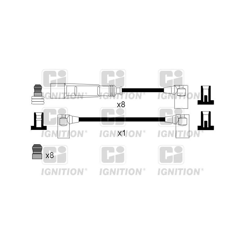 Kit de câbles d'allumage QUINTON HAZELL XC991