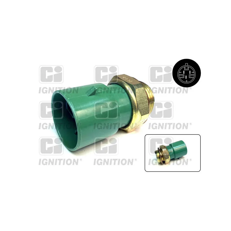 Interrupteur de température, ventilateur de radiateur QUINTON HAZELL XEFS203