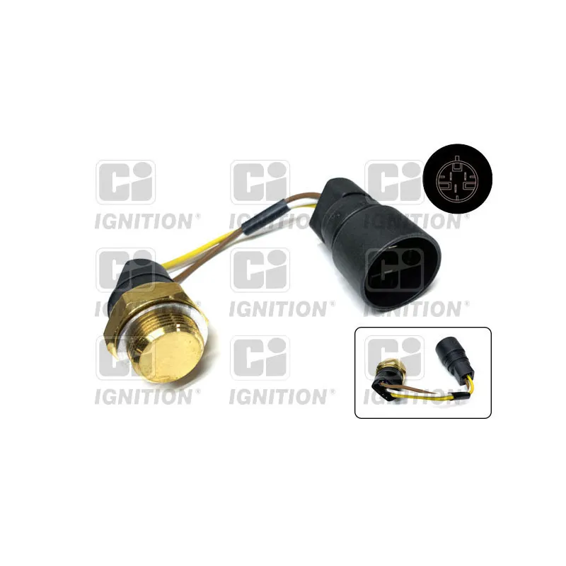 Interrupteur de température, ventilateur de radiateur QUINTON HAZELL XEFS220