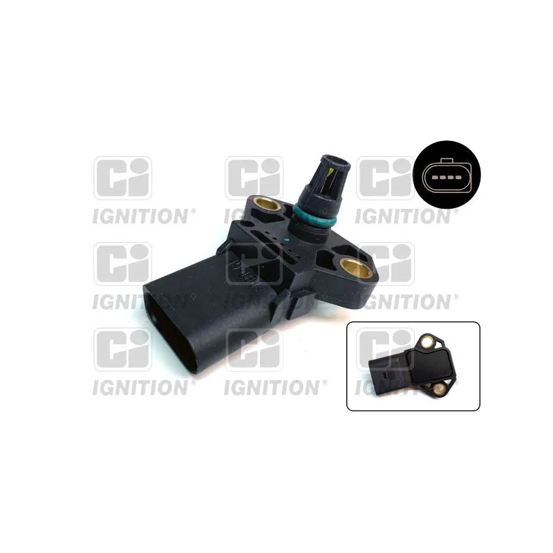Capteur, pression du tuyau d'admission QUINTON HAZELL XMAP593