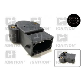 Capteur, position du papillon QUINTON HAZELL XPOT404