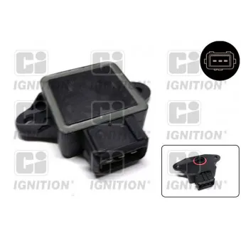 Capteur, position du papillon QUINTON HAZELL XPOT407