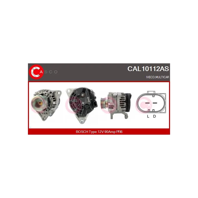 Alternateur CASCO CAL10112AS