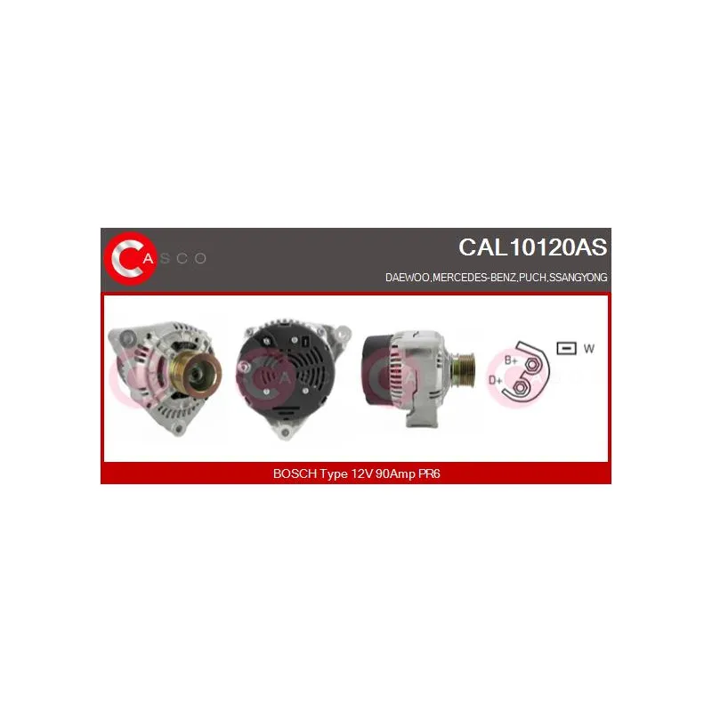 Alternateur CASCO CAL10120AS