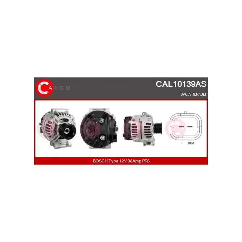 Alternateur CASCO CAL10139AS